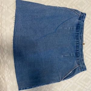 jean skirt